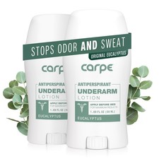 Carpe Clinical Strength Antiperspirant Lotion Pack of 2 for Excessive Sweating