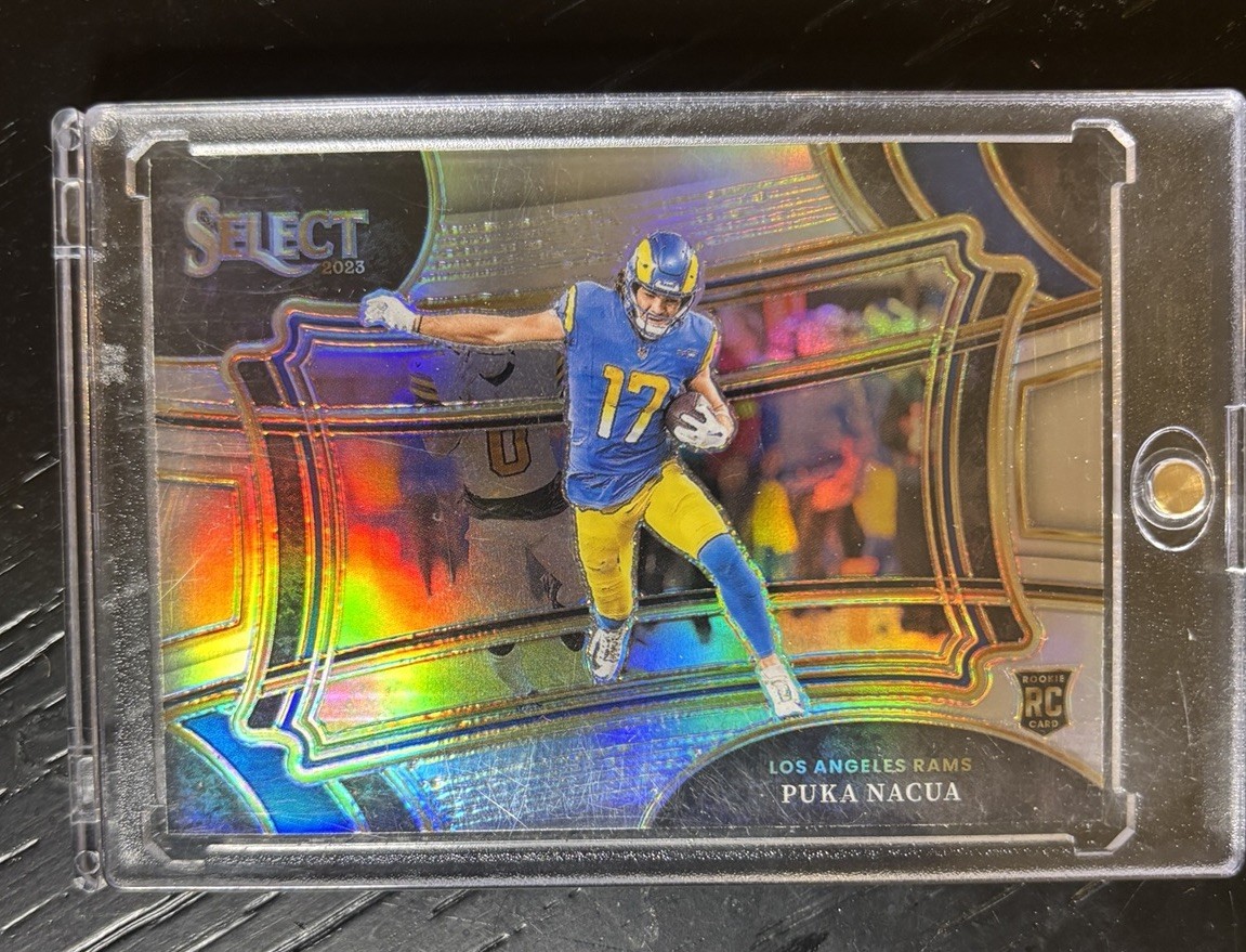 2023 Panini Select Puka Nacua RC Silver Field Level #355 Rams Rookie
