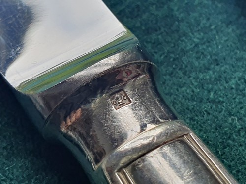 CHRISTOFLE ALBI Table Knife x 4 Silver Plated Cutlery France - Picture 4 of 5