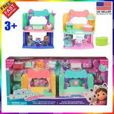 Gabby's Dollhouse The Movie Room Bundle Toys Figures For Kids 3+ Years Olds NEW