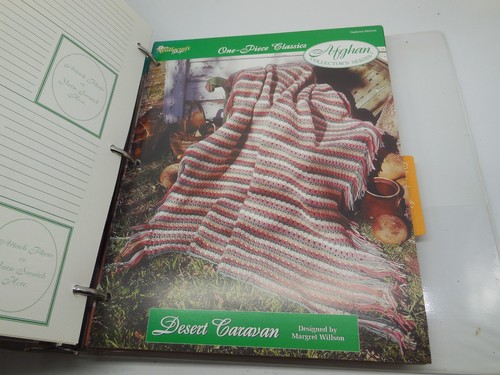 DC5 The Needlecraft Shop - Afghan Collector's Series Binder 112 Patterns Crochet - Bild 5 von 13