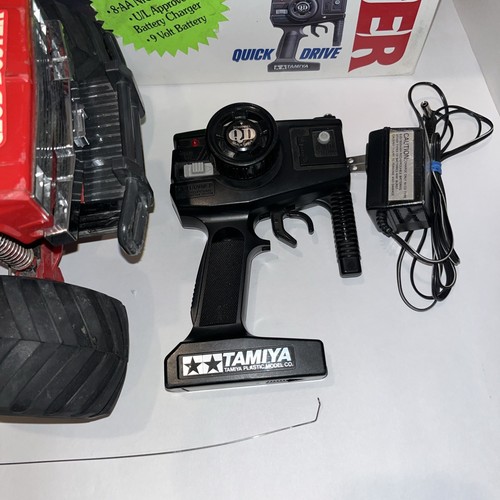 VTG TAMIYA CLOD BUSTER R/C TRUCK 1/14 4X4 MONSTER TRUCK 1989 Untested - Picture 3 of 19