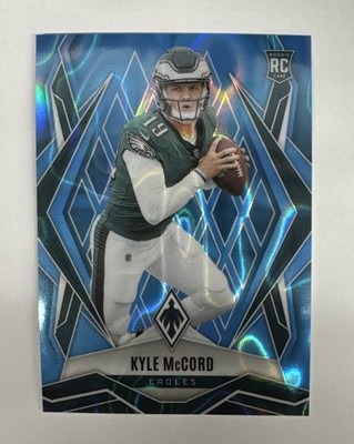 2025 Panini Phoenix - Rookie - Kyle McCord #173 Blue Seismic 155/325 SP
