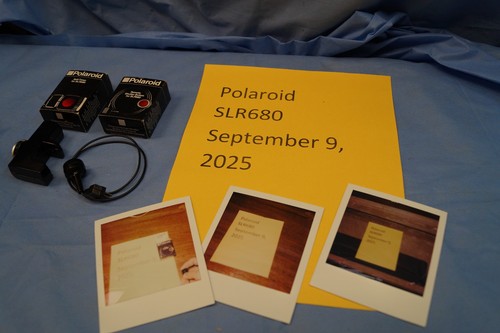 Polaroid SLR 680 Camera W/ Self Timer And Remote Shutter Button, Just Reskinned - Picture 10 of 11