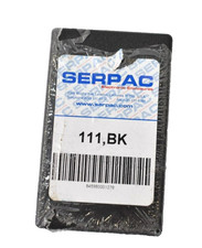 Caja electrónica Serpac negro acrilonitrilo butadieno estireno 111BK