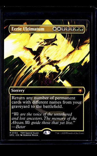 2025 MTG Magic the Gathering SPG Special Guests Borderless #104 Eerie Ultimatum