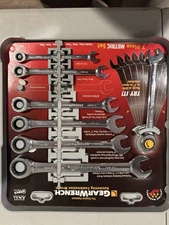 Gearwrench 7-Piece Metric Combination Ratcheting Box End Wrench Set NIB