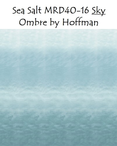 Sea Salt Ombre Cotton Quilt fabric Hoffman BTY MRD40-606 Shades CARMEL 32" LAST - Picture 10 of 15