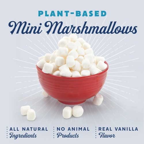 GoodMallow Mini Vegan Marshmallows - Kosher Halal Dairy & Gluten Free Healthy... - Picture 2 of 6
