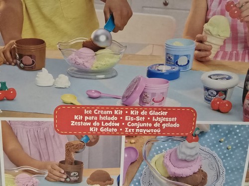 Little Tikes Creative Chefs Ice Cream Set 17 Accessori KID Size Play Ages 3+ NEW - Picture 10 of 14
