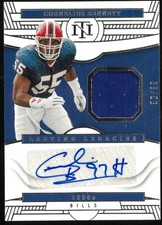 2022 National Treasures Football Cornelius Bennett Lasting Legacies Patch Auto