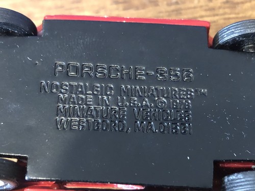 Nostalgic Miniatures Red Porsche 356 White Metal Handmade Model Car - 1/43 - Picture 13 of 16