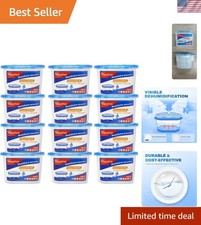 Fragrance-Free Moisture Absorbers 12 Pack - Leakproof & Long-Lasting Solution