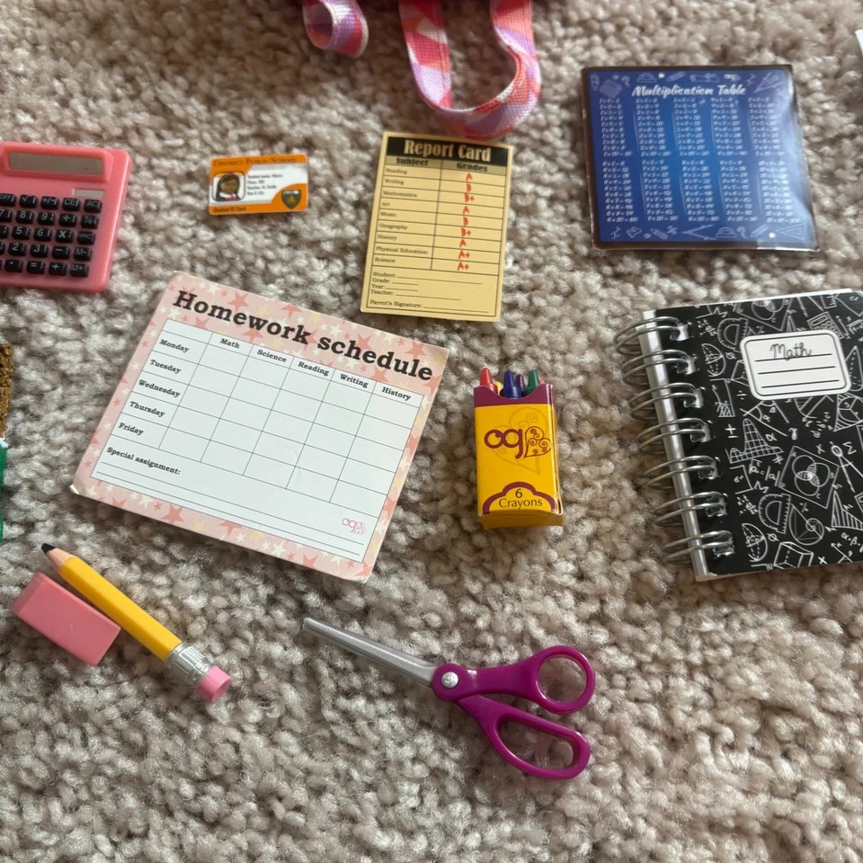 Conjunto Mochila y Accesorios para Muñeca Fuera de la Escuela Nuestra Generación para Muñeca de 18 pulgadas Foto 3 de 4