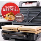 Breville Ultimate Deep Fill Toastie Maker | 2 Slice Sandwich Toaster | Removable