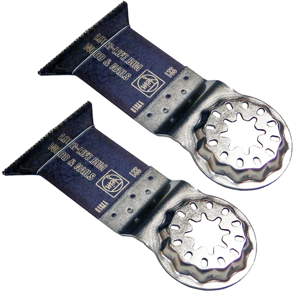 Fein 2 Pack StarLock E-Cut Long-Life 2" x 2" Recip Saw Blade - 63502221260-2PK - Image 1 of 1