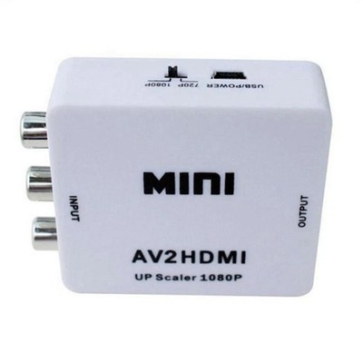 RCA AV to HDMI HD Converter Composite CVBS Video Adapter Wii NES SNES