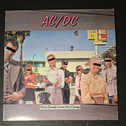 AC/DC lot  DIRTY DEEDS DONE DIRT CHEAP LP 1976 & Power Age #V