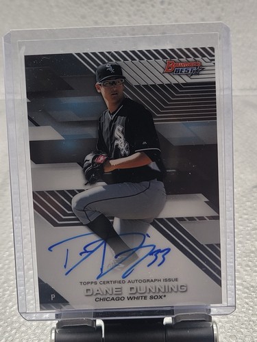 2017 Topps Bowmans Best Dane Dunning Autograph!