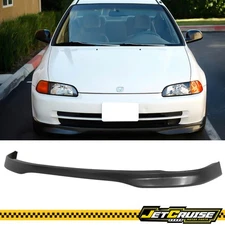 Fits 92-95 Honda Civic Sedan 4Dr Type R Front Bumper Lip Spoilers Bodykits PP