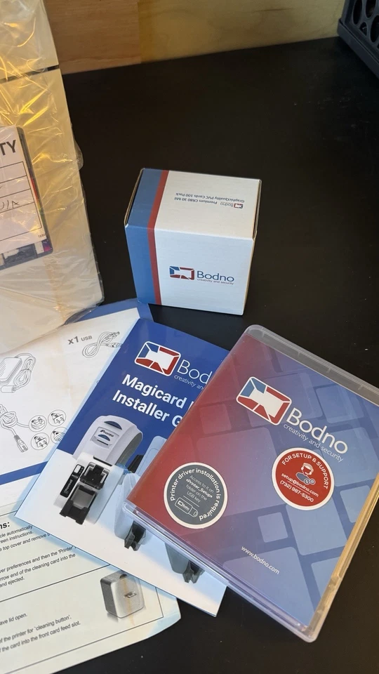 Magicard Pronto ID Card Printer & Complete Supplies Package, Bodno ID Software - Image 4 of 4