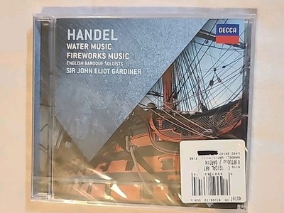 Handel - Musica Sull'Acqua & Per I Reali Fuochi / John Eliot Gardiner CD Sealed 