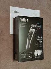 Braun Series 9 Barttrimmer BT9440 Trimmer mit Barber Tools Neu OVP Herren 