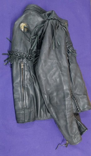 Women's Vintage Willie G Harley Davidson Leather Jacket with Liner Size 36W - Picture 12 of 14