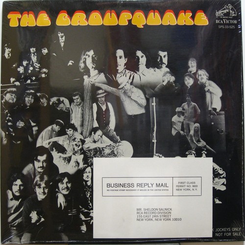 THE GROUPQUAKE 1968 US ORG RCA Records PROMO Sampler LP Youngbloods PSYCH versiegelt