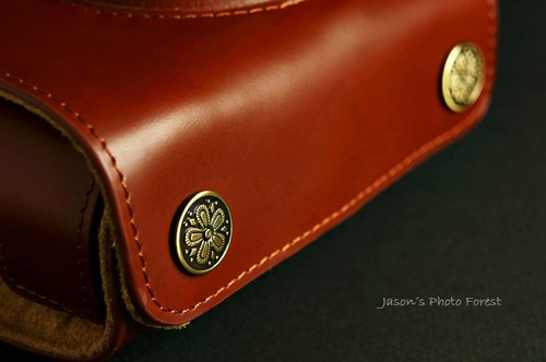 Funda Bolso Completa Hecho a Mano Cuero Genuino Real Cámara para Nikon P7100 - Imagen 3 de 12