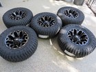 17x9 Fuel Assault D576 Black Wheels Rims Tires 5X4.5 5X5 Jeep Wrangler 33" Tire