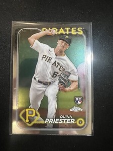 Quinn Priester 2024 Topps Chrome #55 RC Pittsburgh Pirates