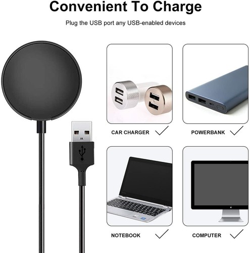 Wireless Magnetic Charger Dock For Samsung Galaxy Watch 4/3/R500/R820/Active 2/1 - Picture 23 of 24