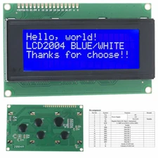 LCD 2004 Blue 20x4 LCD2004 Character Module Display Screen For Arduino SPI