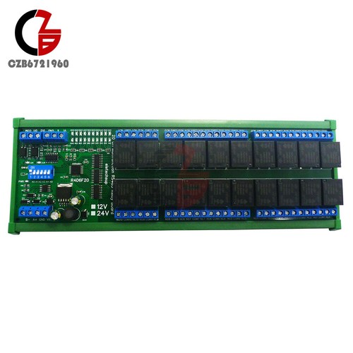 12V/24V 20 CH RS485 Digital Analog Switch IO Modbus Rtu PLC Uart Expansion Board - Picture 36 of 36