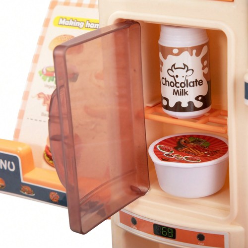 Colorful Kitchen Playset for Kids - Sink Water,Light & Sound,Pretend Cooking Toy - Picture 7 of 24