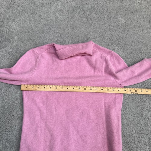 Statements 100% Cashmere Sweater Womens Turtleneck Classic Cozy Soft Size Medium - Picture 5 of 6