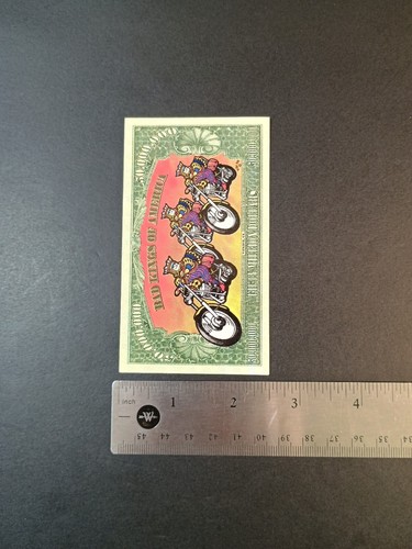 Adesivi vintage banconota da 50 milioni di dollari King Prism vending sticker vintage anni 90 VSI - Foto 3 di 6
