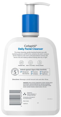 Cetaphil Daily Facial Cleanser 16 oz - Pick from Fragrance Free or Regular - Picture 6 of 6