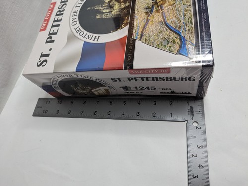 NEW Saint Petersburg Russia 4D Cityscape Puzzle 1245 Pieces, "History Over Time" - Picture 11 of 13