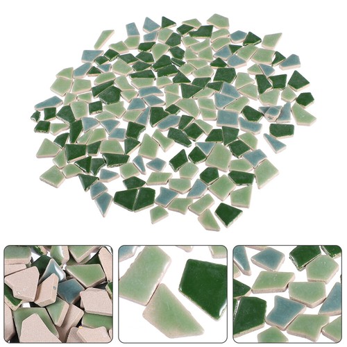 200g Colorful DIY Tiles Pretty Ceramic Tiles Delicate Broken Ceramic Pieces - Foto 1 di 12
