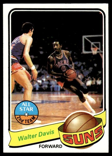 1979-80 Topps Basketball Card Walter Davis Phoenix Suns #80 NM