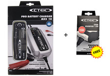 CTEK MXS 10 12V 10 Amp Smart AGM/Gel Battery Charger + Bumper 120