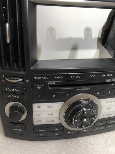 06 07 08 Infiniti FX35 FX45 RADIO NAVIGATION Climate Control Panel BEZEL BLACK✔️ - Picture 4 of 10