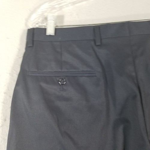 Jos. A. Bank Pants men's 35x30 blue gabardine slim fit NEW - Picture 8 of 10