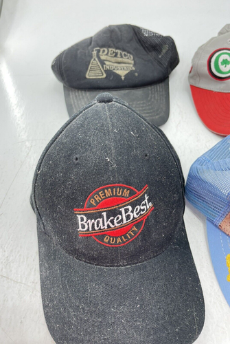 Lot of 8 Ball Caps Baseball Hats Wholesale Trucker SnapBack Hook-n-Loop - Picture 2 of 8