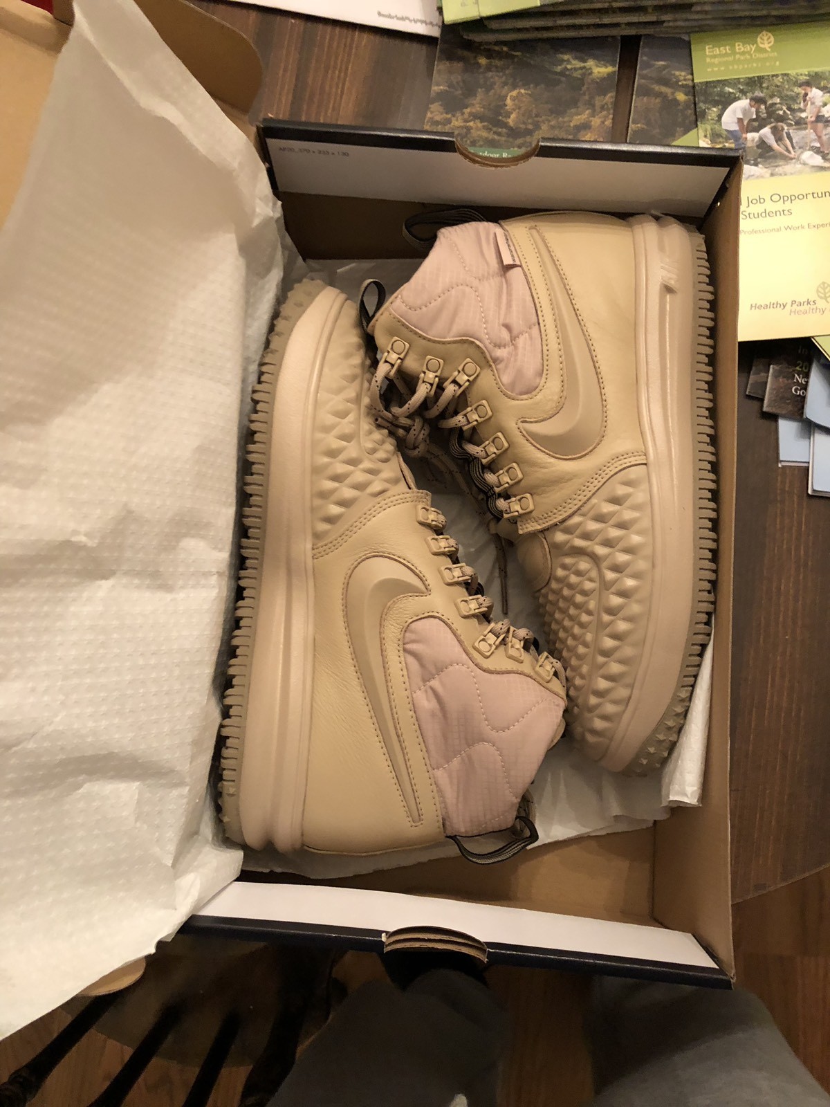 Nike Lunar Force 1 Duck Boot '17 Linen Khaki size 10 NIB Nike Lunar Force 1 Duck Boot '17 Linen Khaki size 10 NIB