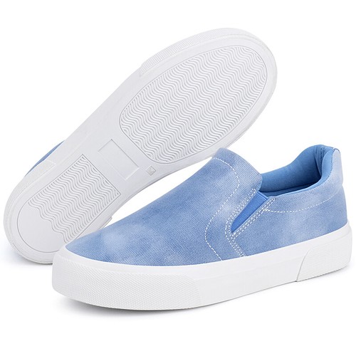 JENN ARDOR Women Slip On Sneakers Comfort Casual Shoes Memory Foam Walking Flats - Picture 89 of 198