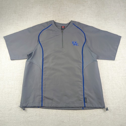 Vintage Nike Kentucky Wildcats UK Team Warm Up Jersey Mens L Basketball NCAA - Picture 1 of 15