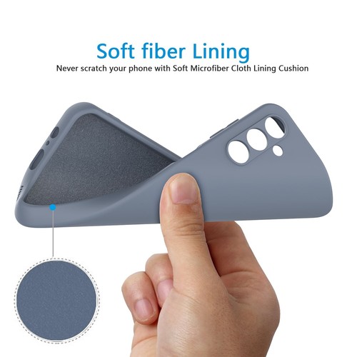 For Samsung Galaxy S25 Ultra S24 FE S23 Plus Silicone Case Cover + Glass Screen - Picture 29 of 49